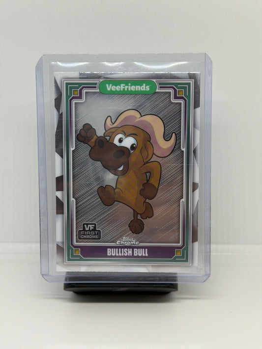 Topps Chrome VeeFriends First Chrome Bullish Bull 1/1 Neil Camera Sketch