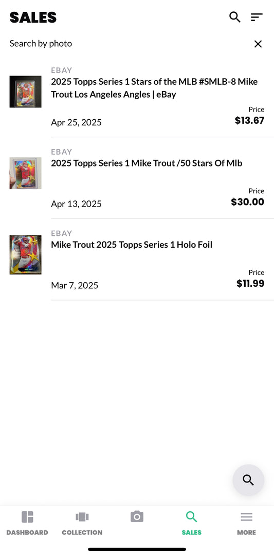 Mike Trout 2025 Topps Baseball Stars of MLB
