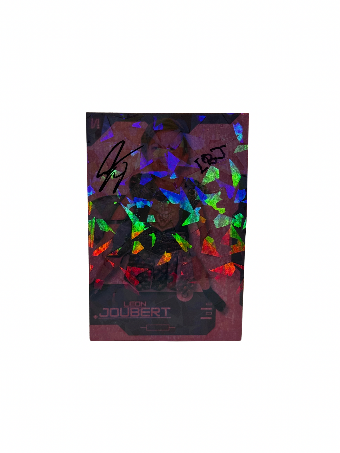 Heritage Chronicles Collectibles Leon Joubert Gladiator 1/1 Red Prizm Dual Auto Prototype