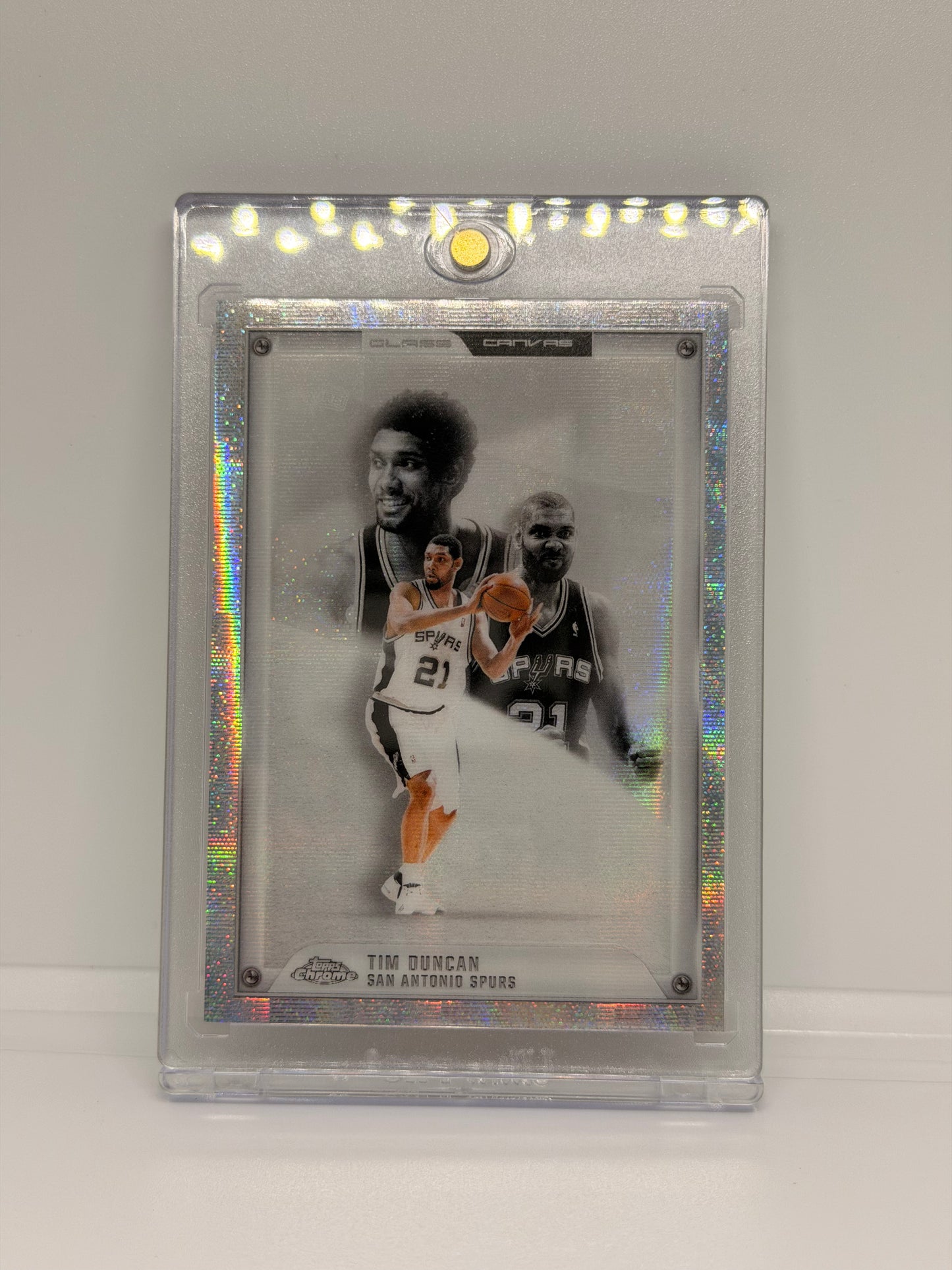 Topps 2026 Chrome Update Glass Canvas GC-16 Tim Duncan Case Hit