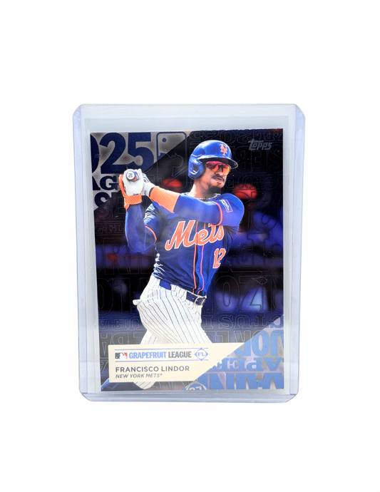 Francisco Lindor 2025 Topps Baseball Grapefruit League