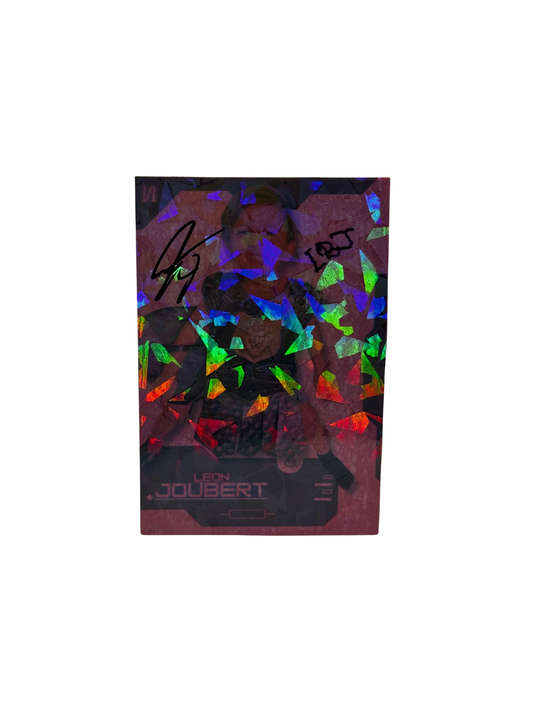 Heritage Chronicles Collectibles Leon Joubert Gladiator 1/1 Red Prizm Dual Auto Prototype